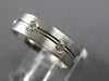 ESTATE WIDE .34CT DIAMOND 14KT WHITE GOLD 3D CLASSIC ETOILE ETERNITY RING #12149