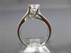 ESTATE 1.78CT PRINCESS DIAMOND PLATINUM 3D LUCIDA ENGAGEMENT RING #19559