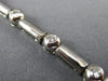 ESTATE .76CT DIAMOND 14KT WHITE GOLD 3D ETOILE BEZEL BY THE YARD TENNIS BRACELET