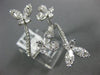 ESTATE EXTRA LARGE 1.73CT DIAMOND 18KT WHITE GOLD 3D MULTI BUTTERFLY LOVE RING