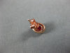 ESTATE 1.0CT DIAMOND & RUBY 14KT ROSE GOLD 3D CLASSIC OVAL FLOWER STUD EARRINGS