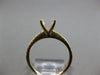 ESTATE .20CT DIAMOND 14KT YELLOW GOLD CLASSIC 4 PRONG SEMI MOUNT ENGAGEMENT RING