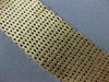 ANTIQUE LARGE PERLE .30CT DIAMOND 14KT YELLOW GOLD TASSEL BRACELET WATCH #24924