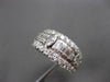 ANTIQUE WIDE 2.30CT DIAMOND PLATINUM 3D SEMI ETERNITY WEDDING ANNIVERSARY RING