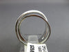 ESTATE WIDE .40CT ROUND DIAMOND 14KT WHITE GOLD 3D CLASSIC X LOVE INFINITY RING