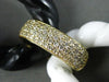 ESTATE MASSIVE 33.5CT DIAMOND & AAA ONYX 14KT YELLOW GOLD 3D OVAL LINK BRACELET