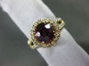 ESTATE 2.67CT DIAMOND & AAA AMETHYST 14KT WHITE GOLD ROUND HALO ENGAGEMENT RING
