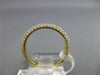 ESTATE .91CT DIAMOND 18KT YELLOW GOLD CLASSIC ETERNITY WEDDING ANNIVERSARY RING