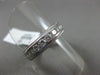 ESTATE 1.98CT DIAMOND 14KT WHITE GOLD ROUND MILGRAIN ETERNITY ANNIVERSARY RING