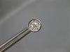 ESTATE .33CT DIAMOND 14KT WHITE GOLD ROUND CLUSTER SOLITAIRE BEZEL STUD EARRINGS