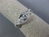 ESTATE .40CT DIAMOND 14KT WHITE GOLD CLASSIC INFINITY 2 STONE SEMI ETERNITY RING