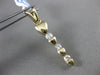 ESTATE .28CT DIAMOND 14KT YELLOW GOLD 3 STONE PAST PRESENT FUTURE HEART PENDANT