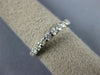 ESTATE .25CT DIAMOND 14KT WHITE GOLD CHANNEL BAR SEMI ETERNITY ANNIVERSARY RING