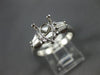 ESTATE .35CT DIAMOND 18KT WHITE GOLD 3D LUCIDA SEMI MOUNT ENGAGEMENT RING #18134