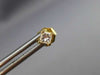 ESTATE .28CT PRINCESS CUT DIAMOND 14KT YELLOW GOLD CLASSIC STUD EARRINGS #14267