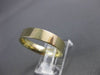 ESTATE 14KT YELLOW GOLD SHINY & SOLID CLASSIC WEDDING BAND RING 5mm #23185