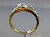 ESTATE .15CT DIAMOND 18KT WHITE & YELLOW GOLD 3D SEMI INFINITY LOVE KNOT RING