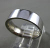 ESTATE 14KT WHITE GOLD SOLID CLASSIC COMFORT FIT WEDDING ANNIVERSARY RING #24623