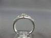 ESTATE EXTRA LARGE 1.33CT DIAMOND 14K WHITE GOLD OPEN FILIGREE FLEUR DE LIS RING