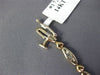 ANTIQUE .84CT DIAMOND 14KT WHITE & YELLOW GOLD 3D CLASSIC HEART BRACELET #17339