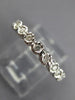 ESTATE .40CT DIAMOND 14KT WHITE GOLD 3D ETERNITY ANNIVERSARY WEDDING RING #26487