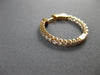 ESTATE 2.04CT DIAMOND 14K ROSE GOLD 3D 2MM DOUBLE SIDED CLASSIC HOOP EARRINGS