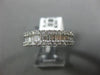 ESTATE .60CT DIAMOND 18KT WHITE GOLD 3D SEMI ETERNITY WEDDING ANNIVERSARY RING