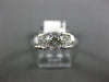 ESTATE 1.60CT DIAMOND 14KT WHITE GOLD MULTI SHAPE PYRAMID ENGAGEMENT RING #23999