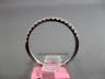 ESTATE .19CT DIAMOND 18KT WHITE GOLD SEMI ETERNITY WEDDING ANNIVERSARY RING BAND