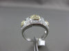 ESTATE WIDE 1.28CT DIAMOND 18KT WHITE & YELLOW GOLD 3D PAVE ETOILE FUN RING
