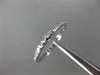 ESTATE .34CT ROUND DIAMOND 14KT WHITE GOLD 3D ETERNITY ANNIVERSARY RING #26304