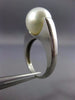 ESTATE LARGE AAA SOUTH SEA PEARL PLATINUM 3D CLASSIC FRIENDSHIP LOVE RING #26405
