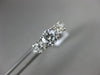 ESTATE 1.80CT DIAMOND 14KT WHITE GOLD 3D 3 STONE ROUND LUCIDIA ENGAGEMENT RING