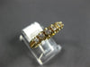 ESTATE .42CT DIAMOND 14KT YELLOW GOLD 7 STONE FILIGREE ANNIVERSARY RING #2771