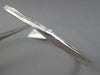 ESTATE .79CT DIAMOND 18KT WHITE GOLD 3D HANDCRAFTED CRISS CROSS BANGLE BRACELET