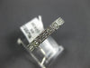 ESTATE .62CT DIAMOND 14KT WHITE GOLD 3D ROUND FILIGREE ETERNITY ANNIVERSARY RING