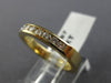 ESTATE .35CT DIAMOND 14KT YELLOW GOLD 8 STONE CHANNEL ANNIVERSARY RING #9087