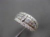 ANTIQUE WIDE 2.30CT DIAMOND PLATINUM 3D SEMI ETERNITY WEDDING ANNIVERSARY RING