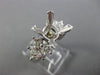 ESTATE 1.46CT PRINCESS DIAMOND 14K WHITE GOLD SEMI MOUNT ENGAGEMENT RING #2421