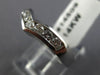 ESTATE .50CT DIAMOND 14KT WHITE GOLD V SHAPE CHANNEL ANNIVERSARY RING #14509