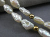 ESTATE LONG AAA PEARLS 14KT YELLOW GOLD BEADED BY THE YARD FUN NECKLACE #26127