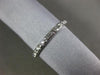 ESTATE .34CT ROUND DIAMOND 14KT WHITE GOLD 3D ETERNITY ANNIVERSARY RING #26304