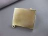 ANTIQUE LARGE PICTURE LOCKET 18KT YELLOW GOLD PENDANT 29MM x 26MM #20616