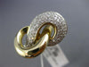 ESTATE .55CT DIAMOND 14K YELLOW GOLD CLASSIC INFINITY WEDDING ANNIVERSARY RING