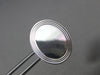 ESTATE TIFFANY & CO 925 SILVER 3 DIMENSIONAL OVAL ENGRAVABLE CUFF LINKS #25385