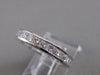 ESTATE 2.16CTW PRINCESS DIAMOND ETERNITY 14K WHITE GOLD WEDDING RING F VVS #2103