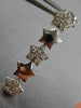 ESTATE .50CT DIAMOND 14KT WHITE GOLD PAVE SHOOTING STAR HANGING EARRINGS #14232