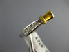 ESTATE .67CT DIAMOND 14KT 2 TONE GOLD 3D ROUND SEMI MOUNT ENGAGEMENT RING #4866