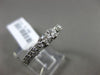 ESTATE .40CT DIAMOND 14KT WHITE GOLD 3D 2 STONE OPEN FILIGREE ETOILE LOVE RING