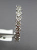 ESTATE .50CT ROUND CUT DIAMOND 14K WHITE GOLD 3D WEDDING ANNIVERSARY RING #21121